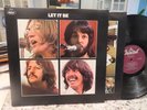 THE BEATLES - LET IT BE  1978 PURPLE W/ RARE POSTER VG++ VINYL LP LOWEST $$