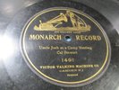 MONARCH RECORD  78 RPM #1491 CAL STEWART UNCLE JOSH AT CAMP MEETING