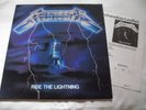 METALLICA   RIDE THE LIGHTNING ** 1984 1st Press MUSIC FOR NATIONS LP w/ FORM
