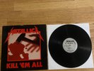 METALLICA - Kill Em All LP    - first press 1983   - Megaforce kbd