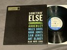 CANNONBALL ADDERLEY / MILES DAVIS  SOMETHIN’ ELSE LP  BLUE NOTE BST-1595 EAR RVG
