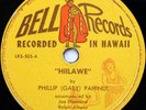 Phillip (Gabby) Pahinui: Hiilawe/Andy Cummings Get Hep To Swing Hawaiian 78 Bell