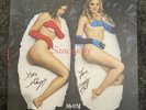 autographed sanctuary (orange vinyl) - signed by aly & aj limited