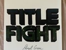 Title Fight Floral Green Vinyl LP Yellow Green Colored Vinyl Rare
