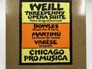 Reference Recordings RR-29   Chicago Pro Musica   WEILL THREE PENNY OPERA SUITE