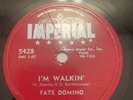 Fats Domino ‎- I'm Walkin' / I'm In The Mood For Love, Shellac, 10