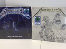 Metallica And Justice For All Green Vinyl + Ride The Lightning Blue Walmart Lot