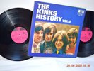 THE KINKS THE KINKS HISTORY VOL 2 GERMAN PRESS 1970 DOLP PYE LDVS 17201/2 NMINT-