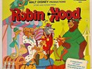 Walt Disney Productions' Story and Songs from Robin Hood 3810 w Book Record