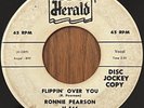 RONNIE PEARSON Flippin' Over You / Teen-Age Fancy HERALD ROCKABILLY PROMO 45