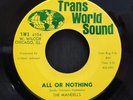 The Mandells - All Or Nothing - Trans World Sound 45 VG/VG+ NORTHERN SOUL