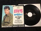 ELVIS PRESLEY 45 47-8941 SPINOUT/ALL THAT I AM NM/NM HIGH GRADE