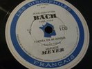MARCELLE MEYER / BACH partita in E minor / LES DISCOPHILES FRANCAIS 100-3