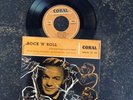 Schallplatte EP ROCK`N ROLL with Alan Freed a.h.Band  Cover Top open  u.genäht 