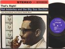 Riverside stereo RLP 9330 Nat Adderley & the Big Sax Section 