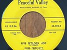 Dubb Pritchett Five O'Clock Hop ROCKABILLY CLASSIC *ORIGINAL 1958 PRESS* EX RARE