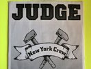 Judge “New York Crew” Schism Records number 2 Straight Edge New York Hardcore