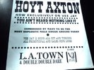 Hoyt Axton - Double Double Dare/L.A. Town 45 Rockabilly Garage Vee-Jay RARE PS