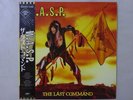 W.A.S.P. The Last Command Capitol ECS-91134 Japan  VINYL LP OBI