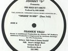 FRANKIE VALLI - Swearin' To God (remixes) - Vinyl (limited 12