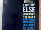 Cannonball Adderley, “Somethin Else”, Blue Note New York USA, Stereo, RVG Stamp