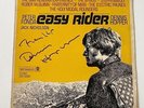 ACTOR DENNS HOPPER SIGNED EASY RIDER MOVIE SOUNDTRACK VINYL LP