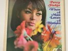 PERCY SLEDGE  SIGNED Vinyl  LP WHEN A MAN LOVES A WOMAN / ATLANTIC SD 8125