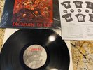 Kreator Pleasure to Kill Vinyl Record Combat 1986 Mx8105 WITH INSERT