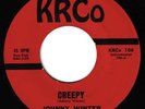RARE TEXAS BLUES ROCKER DOO WOP 45 Johnny Winter Creepy Oh My Darling KRCO 1960