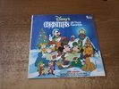 1980s VG++ Disney's Christmas All-Time Favorites & MICKEY MOUSE POSTER 8150 LP33
