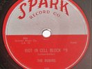 THE ROBINS 1954 R&B ROCKER 78 RPM RIOT IN CELL BLOCK #9 VG+ NR