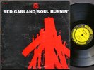 RED GARLAND Soul Burnin' LP PRESTIGE PR 7307 US 1964 NJ RVG MONO Art Taylor