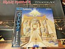 IRON MAIDEN POWERSLAVE EMI EMS-91091 Japan OBI VINYL LP W/Poster