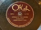 Harry's Happy Four Okeh 8229 Swinging The Swing St Louis Chant Jazz 78 V+