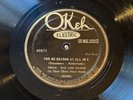 Bix Beiderbecke Trumbauer Lang For No Reason At All In C Okeh 40871 Jazz 78 E