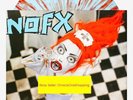 NOFX Pump Up The Valuum Baby Blue With Ruby Splatter Newbury Comics Vinyl
