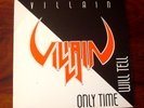 Villain. Only Time Will Tell. EX+ Heavy Metal LP. No Bar Code