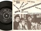 THE WHO MY GENERATION FIRST WHITE VARIATION DANISH PS+45 1965 HIGH NUMBERS MOD