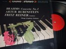 RUBINSTEIN : BRAHMS CONCERTO NO.1 AUDIOPHILE LP RCA LSC 1831 CLASSIC RECORDS USA
