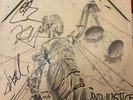 METALLICA  AND JUSTICE FOR ALL  2 LP VINYL SIGNED AUTOGRAPHED
