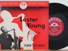 Lester Young 10” LP “Tenor Sax Solos”   Savoy MG 9002   DG Mono   VG++