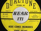 Hot CA Country Bop Honky Tonk 45 EDDIE DRAKE They Tell Me / Here Comes DUAL-TONE