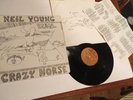 NEIL YOUNG CRAZY HORSE zuma poster lyrics 1975 lp vg++ bob dylan dead