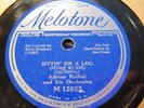 1933 Adrian Rollini Bunny Berigan BENNY GOODMAN Sittin' on a log MELOTONE 12855