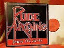 RUDE AWAKENING Bound For Glory RARE  1986 Burlington Iowa DIY Heavy Metal LP