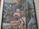 IRON MAIDEN AUTOGRAPHED LP BY WHOLE BAND SOMEWHERE IN TIME