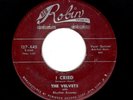 NYC EARLY DOOWOP CLASSIC-VELVETS-I CRIED/TELL HER-RED ROBIN 127