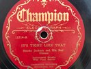 It's Tight Like That/West End Blues by Smoke Jackson and His Red Onions (Champio