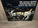 SIGNED x3 Milt Jackson & Ray Brown Vinyl Record Jazz Musician Teddy Edwards