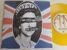 SEX PISTOLS - GOD SAVE THE QUEEN / NO FEELING UK A&M YELLOW VINYL CUSTOM SLEEVE